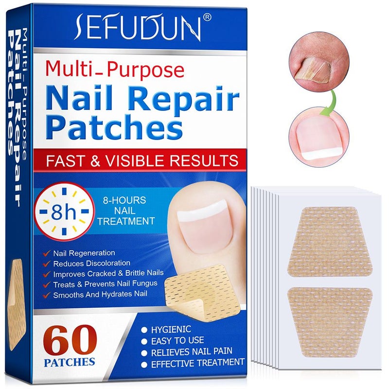 60 pieces of nail repair patches